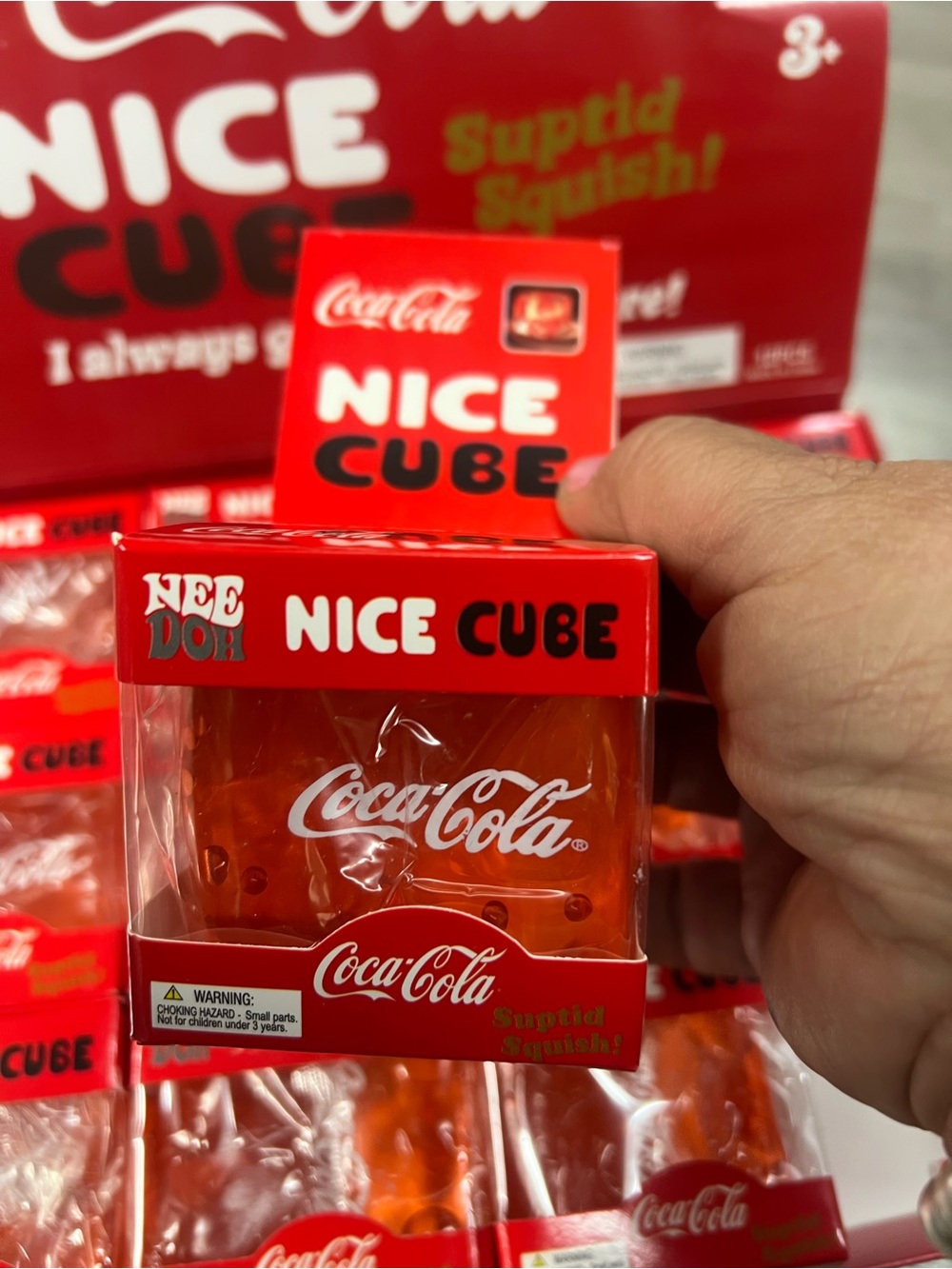 Coca Cola Nice Cube - Orange Stress Squishy